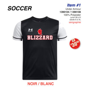 Item 01 Séminaire Saint-François Soccer T-Shirt UA 1390104 1390108 2026