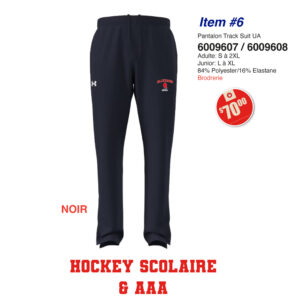 Item 06 Séminaire Saint-François Hockey UA Pantalon 6009607 6009608 2026